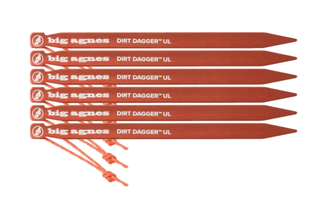 Big Agnes Dirt Dagger UL 10" Tent Stakes - Pack Of 6