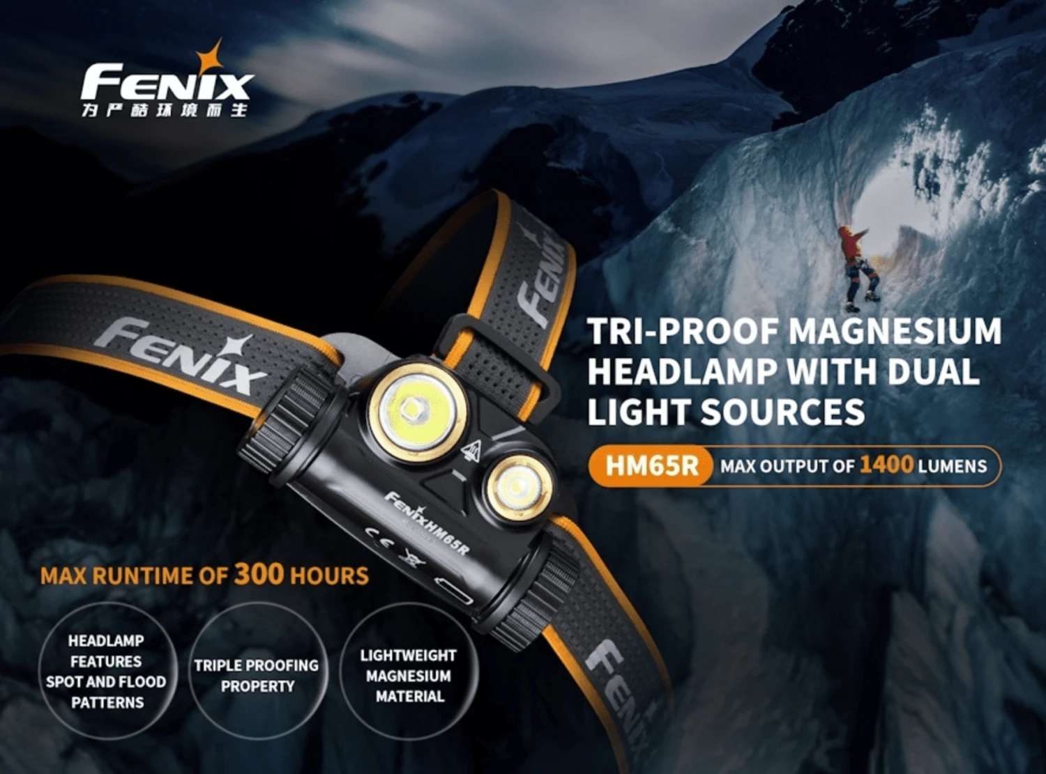 Fenix HM65R 1400 Lumen Rechargeable Outdoor Headlamp - Image 5
