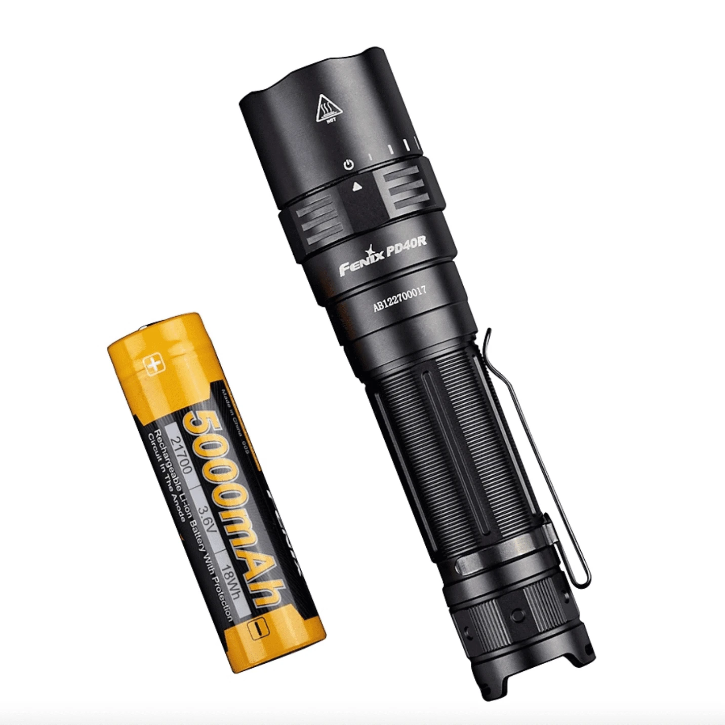 Fenix PD40R V2.0 3000 Lumen Mechanical Rotary Switching Rechargeable Flashlight Torch - Image 2