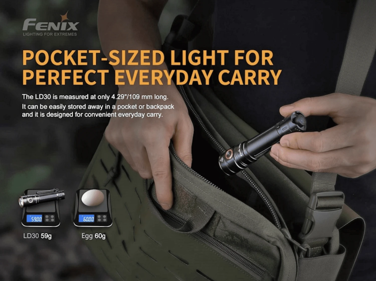Fenix Torches LD30 1600 Lumen Lightweight Pocket Torch - Image 3
