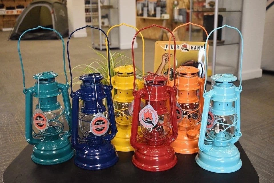 Feuerhand Baby Special 276 Hurricane Lantern - Light Green - Image 4