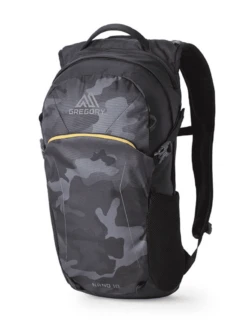 Gregory Essential Hiking Nano 18 Litre Backpack - Black Woodland Camo
