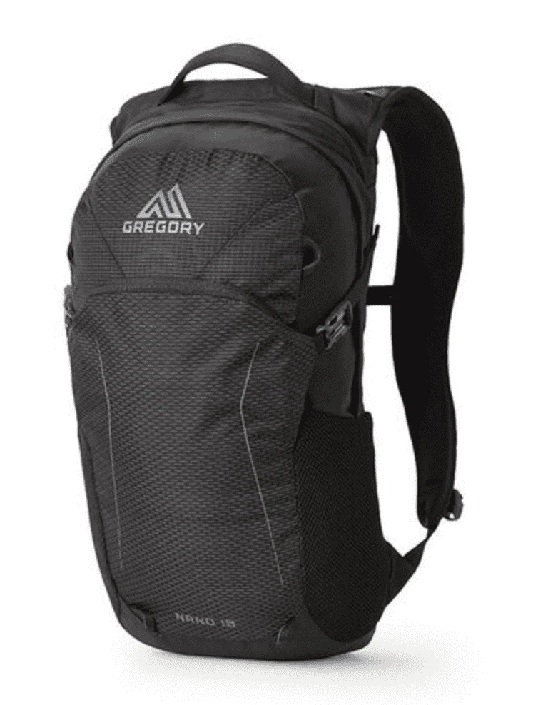 Gregory Essential Hiking Nano 18 Litre Backpack - Obsidian Black