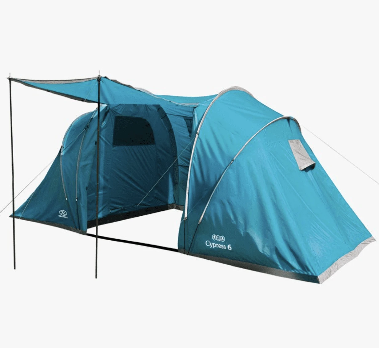 Highlander Cypress Teal 6 Person Tent