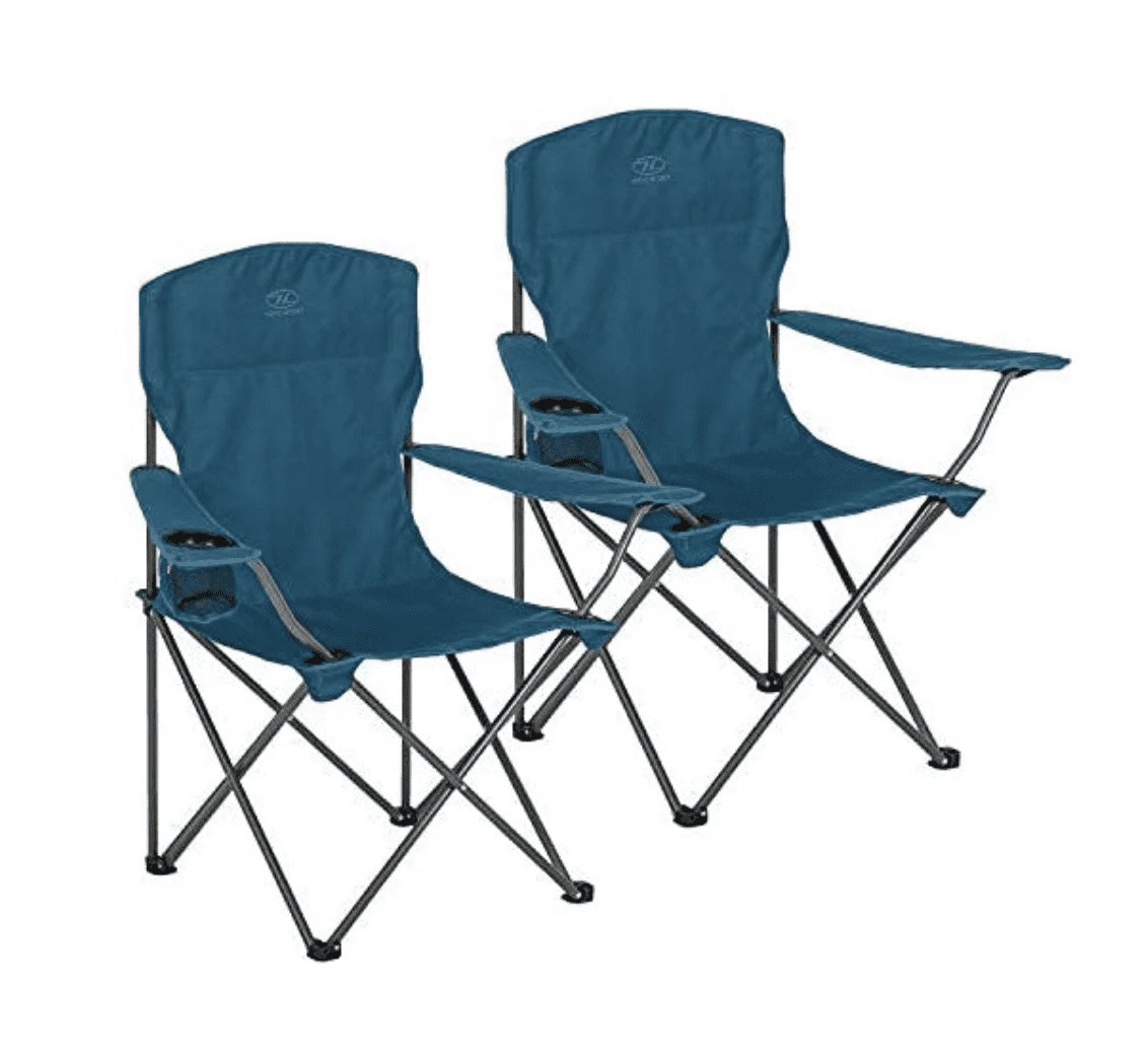 Highlander Edinburgh Camp Chair - Marine Blue - Image 5
