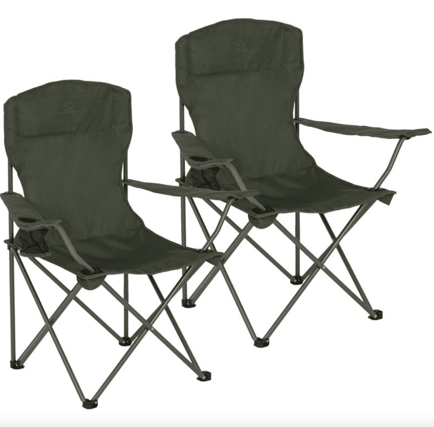 Highlander Edinburgh Camp Chair - Olive Green - Image 3