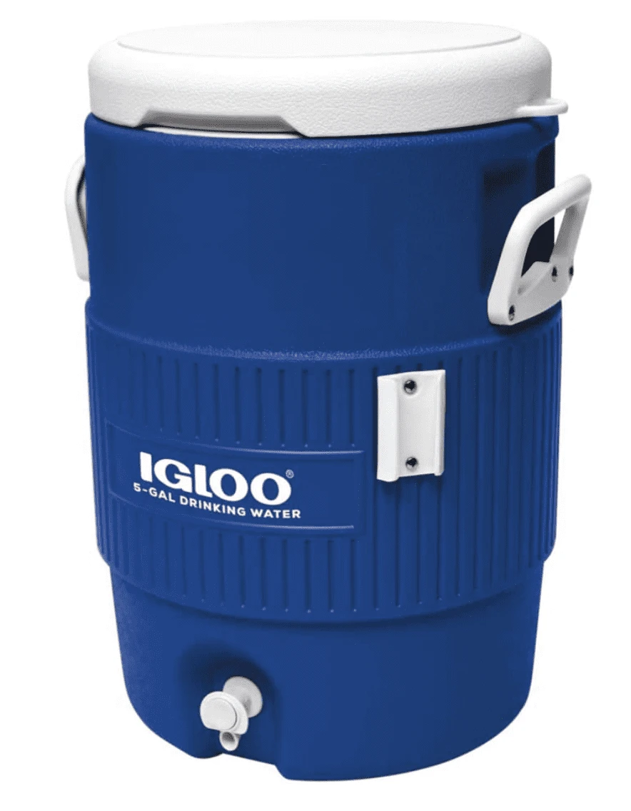 Igloo 5 Gallon / 23L Water Dispenser With Seat Lid & Cup Dispenser - Blue - Image 2