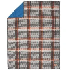 Kelty Bestie BFF Blanket Organic Plaid/Lyons Blue