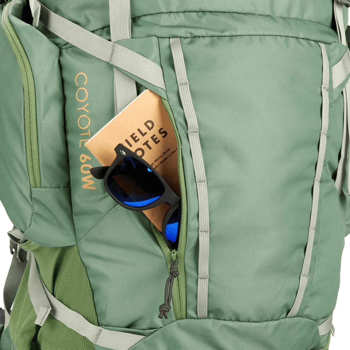 Kelty Coyote 60 Women's Backpack - Dill / Iceberg Green - Image 5