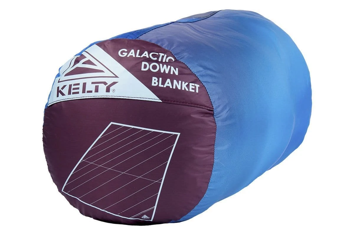 Kelty Galactic Down Blanket Grisaille/Atmosphere - Blue/Purple - Image 2