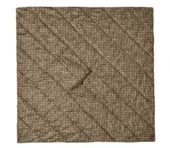 Kelty Hoodligan Blanket And Poncho Trellis/Backcountry Plaid- Brown/Blue