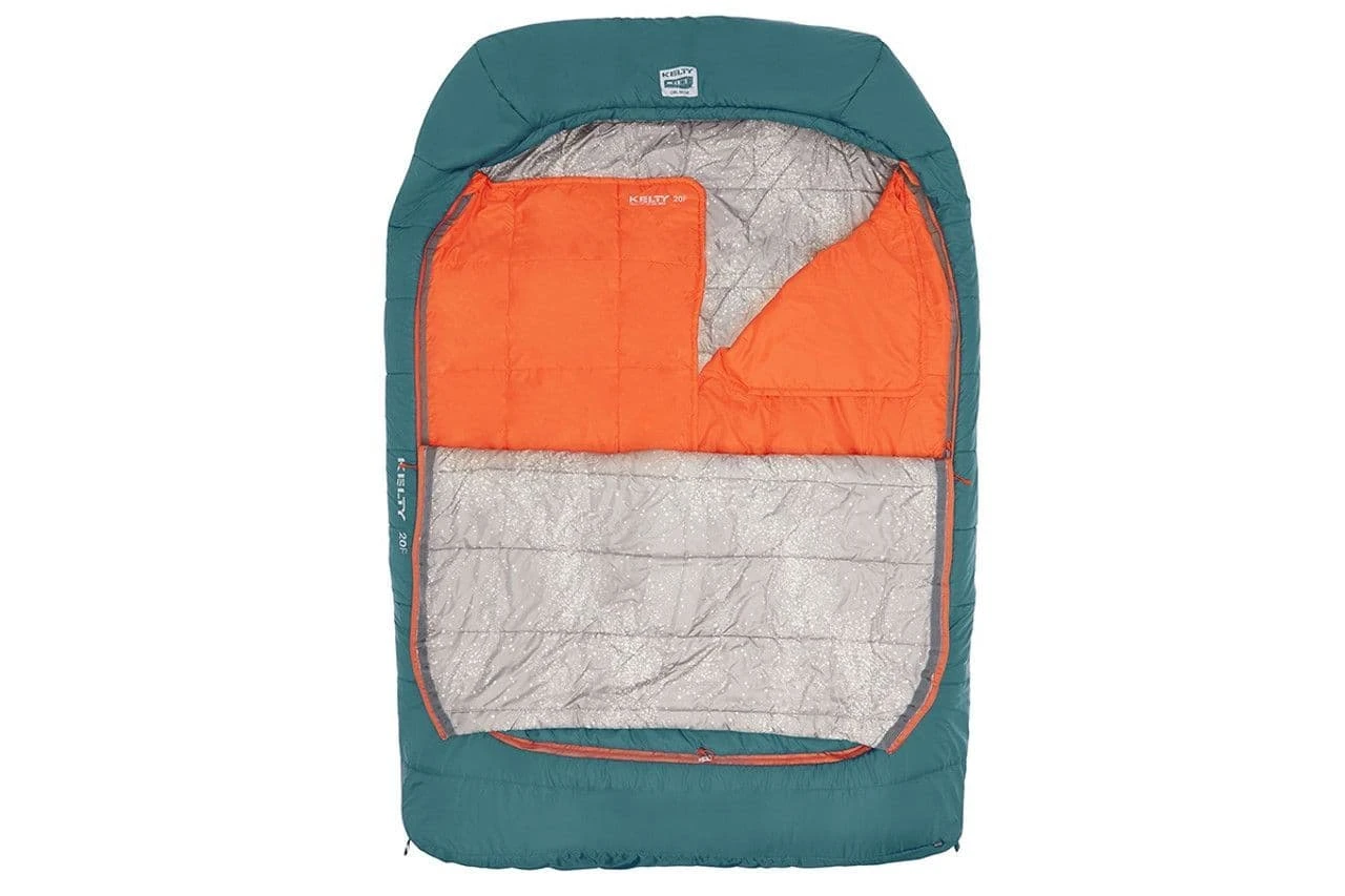 Kelty Tru Comfort Doublewide 20F Regular Sleeping Bag - Deep Teal - Image 2