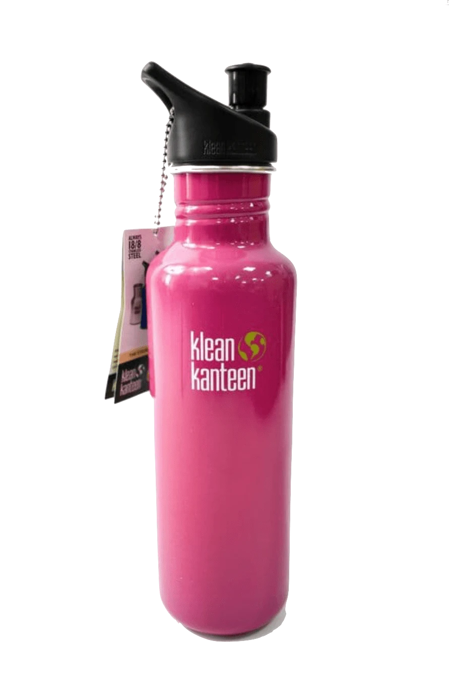 Klean Kanteen Classic Bottle With Sports Cap 2.0 800ml - Active Pink