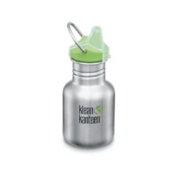 Klean Kanteen Kid Classic Bottle W/ Sippy Cap 355ml - Brushed Stainless