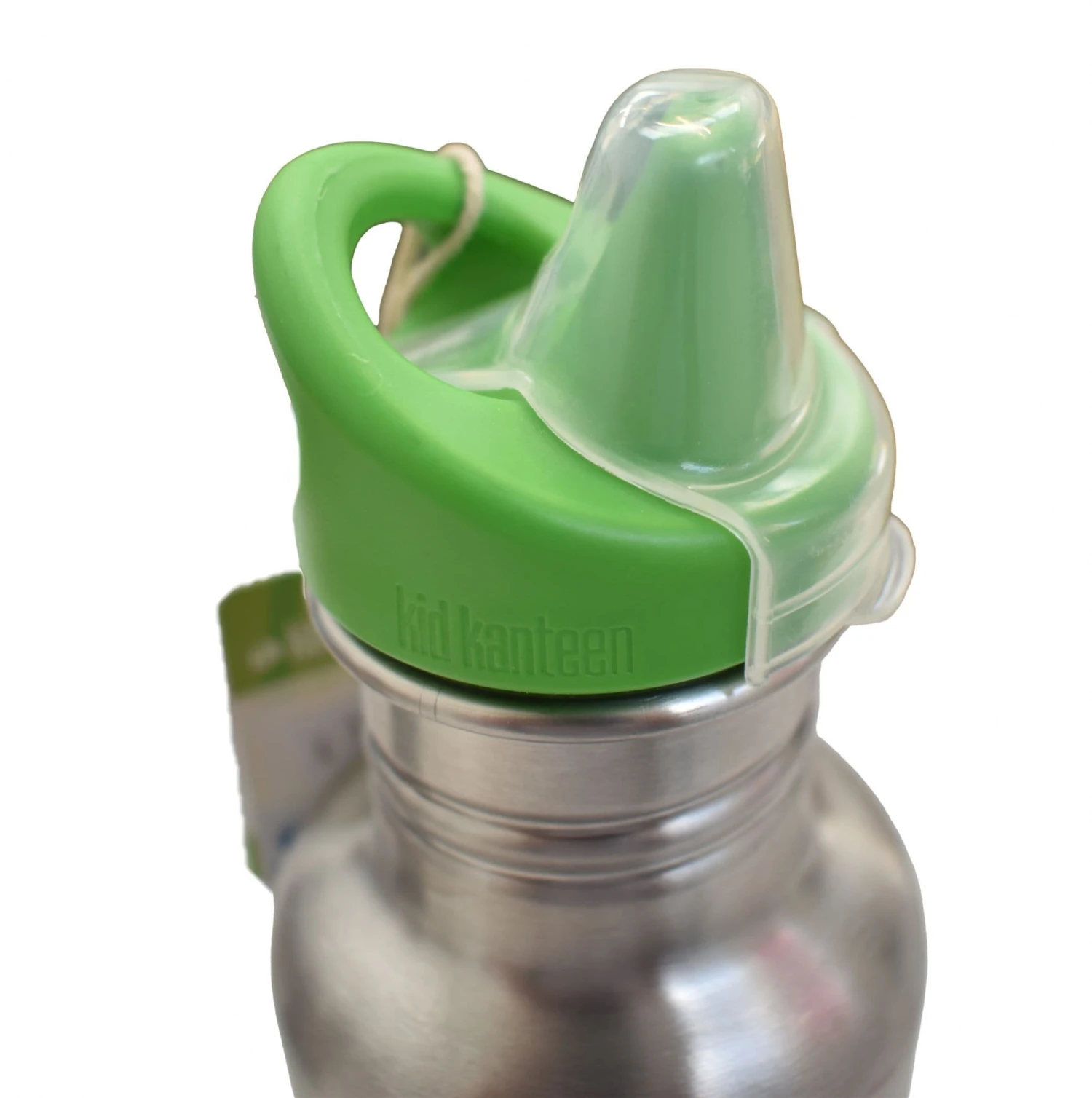 Klean Kanteen Kid Classic Bottle W/ Sippy Cap 355ml Brushed Stainless - Seconds - Image 2
