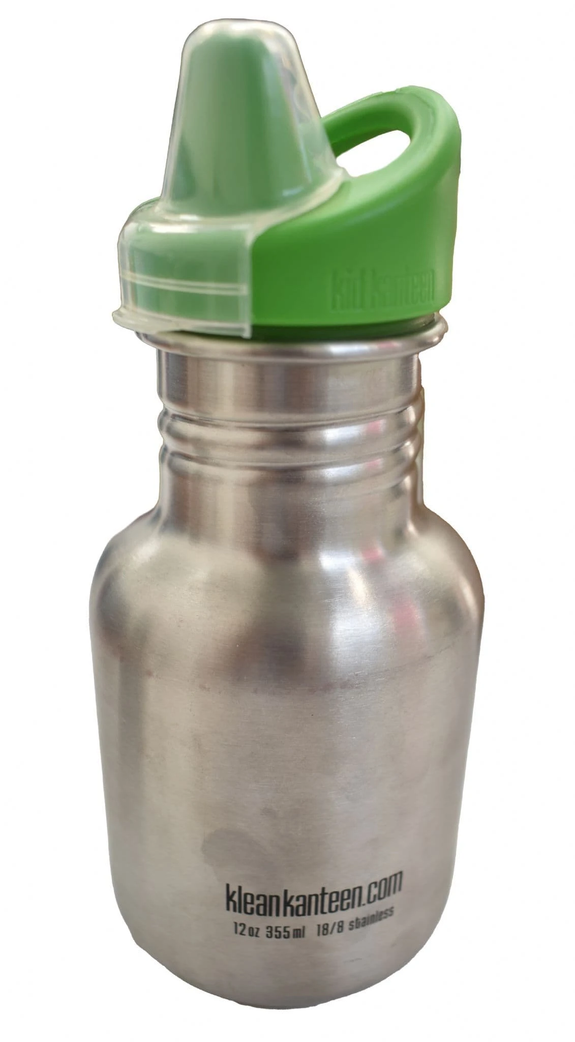 Klean Kanteen Kid Classic Bottle W/ Sippy Cap 355ml Brushed Stainless - Seconds - Image 3