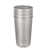 Klean Kanteen Steel Cup 473ml - 4 Pack- Brushed Stainless