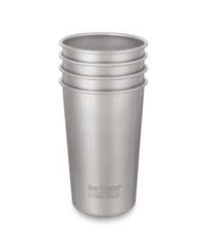 Klean Kanteen Steel Cup 473ml - 4 Pack- Brushed Stainless