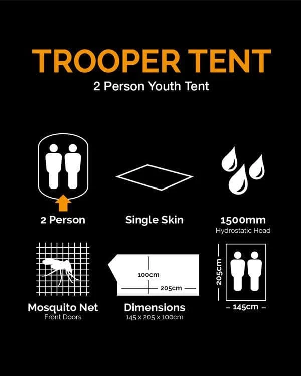Kombat UK Trooper 2 Man Tent - BTP - Image 4