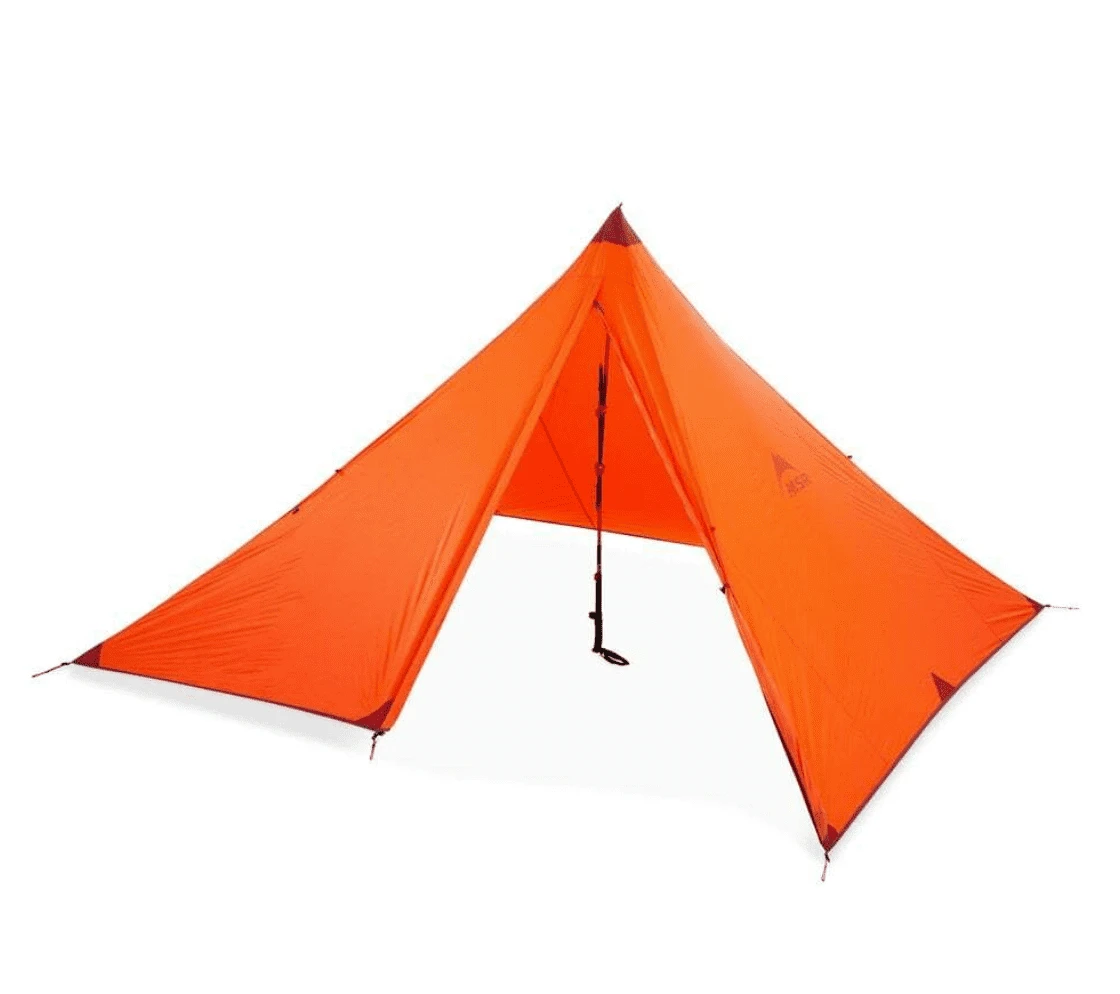 MSR Front Range 4 Person Ultralight Tarp Shelter - Orange - Image 2