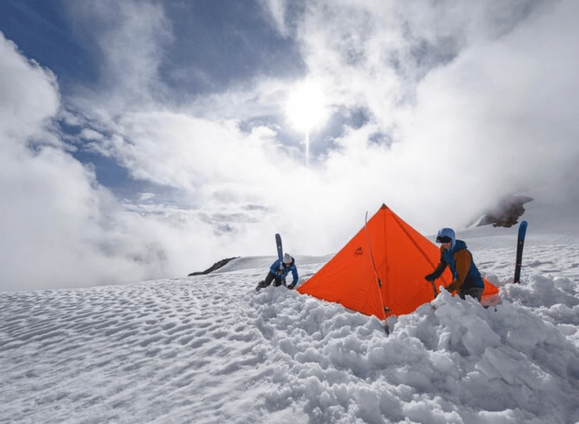 MSR Front Range 4 Person Ultralight Tarp Shelter - Orange - Image 4