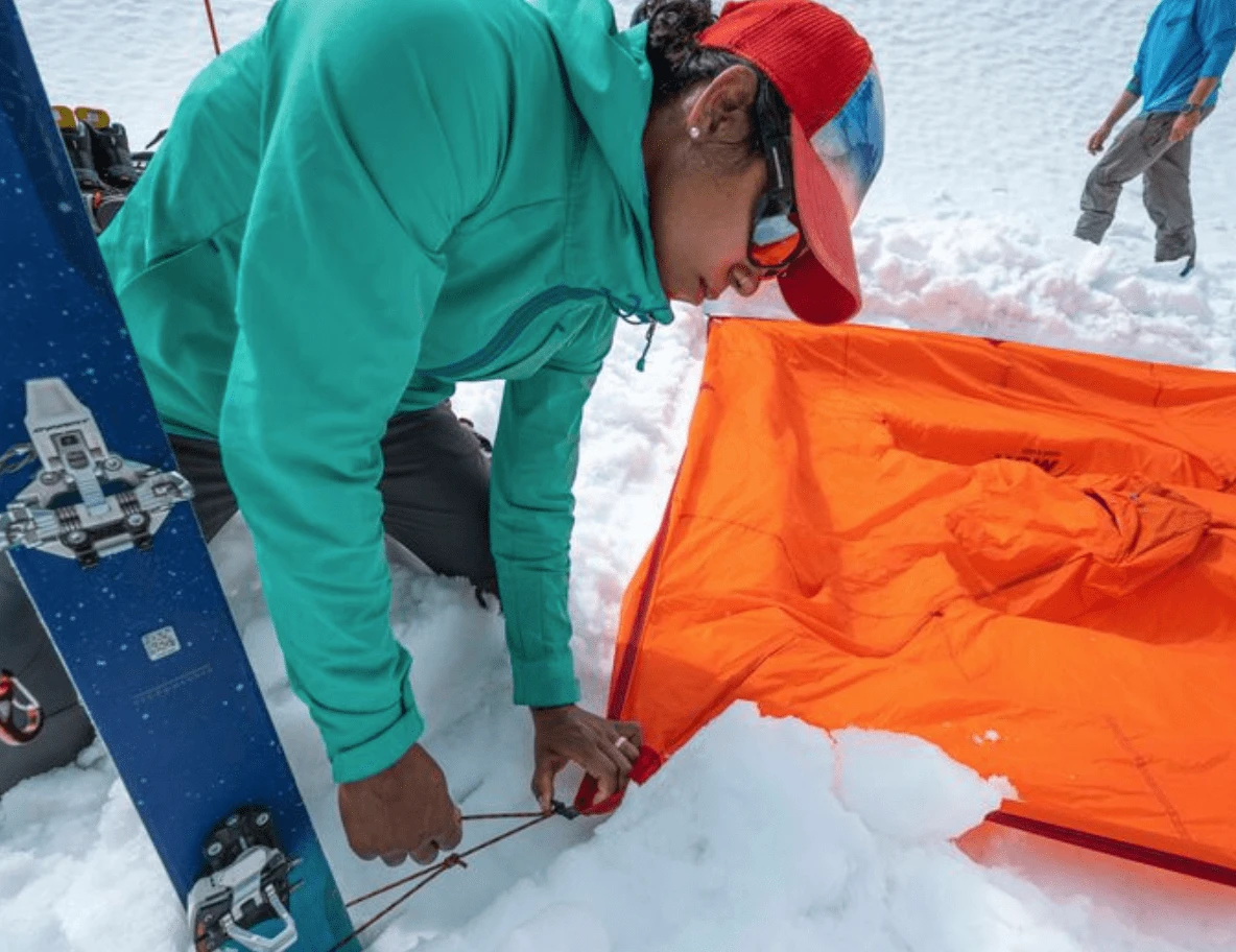 MSR Front Range 4 Person Ultralight Tarp Shelter - Orange - Image 5