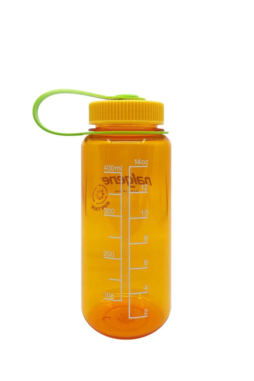 Nalgene 16oz / 0.5L Wide Mouth Sustain Water Bottle - Clementine - Image 2