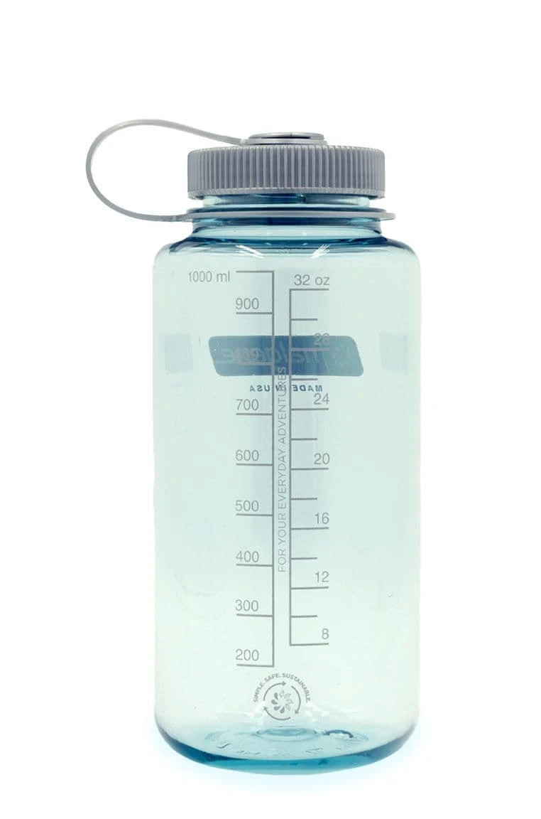 Nalgene 32oz / 1L Wide Mouth Sustain Water Bottle - Seafoam - Image 2
