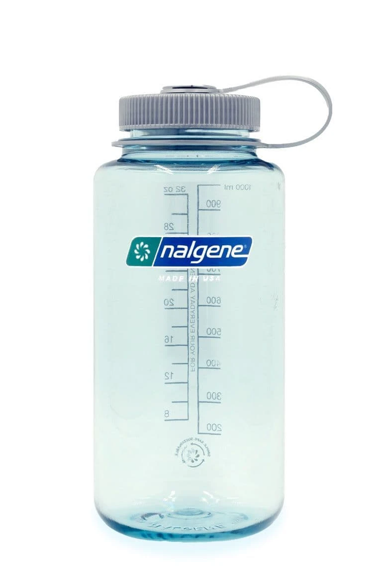 Nalgene 32oz / 1L Wide Mouth Sustain Water Bottle - Seafoam