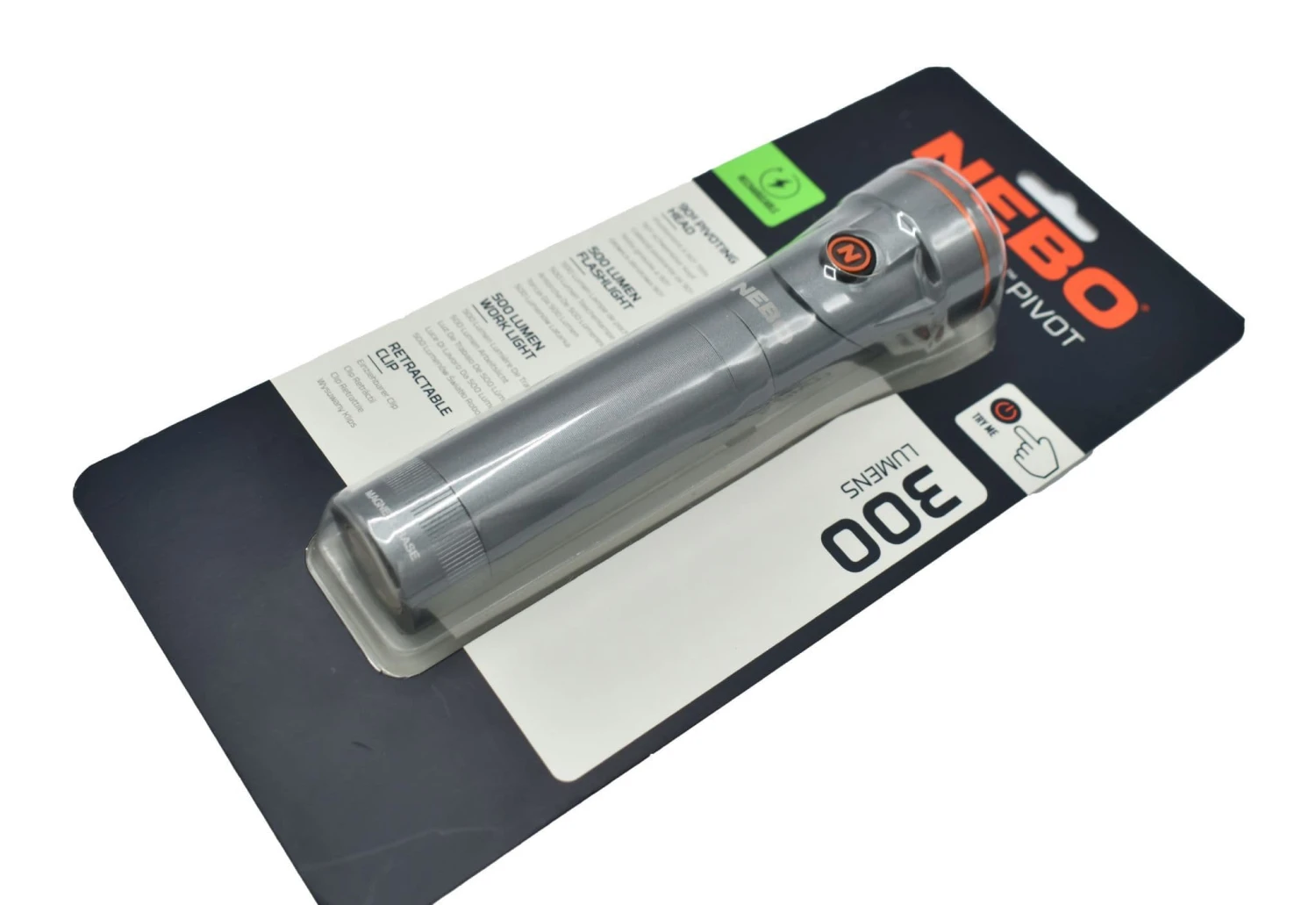 Nebo Franklin Pivot Rechargeable 300 Lumen Dual Work Light And Spot Light - Image 3