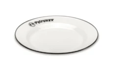 Petromax Set Of 2 Large Enamel Plates - White