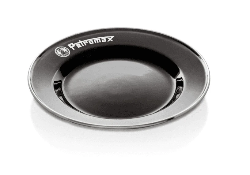 Petromax Set Of 2 Medium Enamel Plates - Black