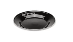 Petromax Set Of 2 Small Enamel Plates - Black