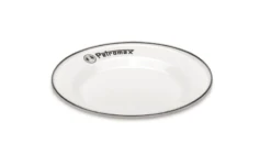 Petromax Set Of 2 Small Enamel Plates - White