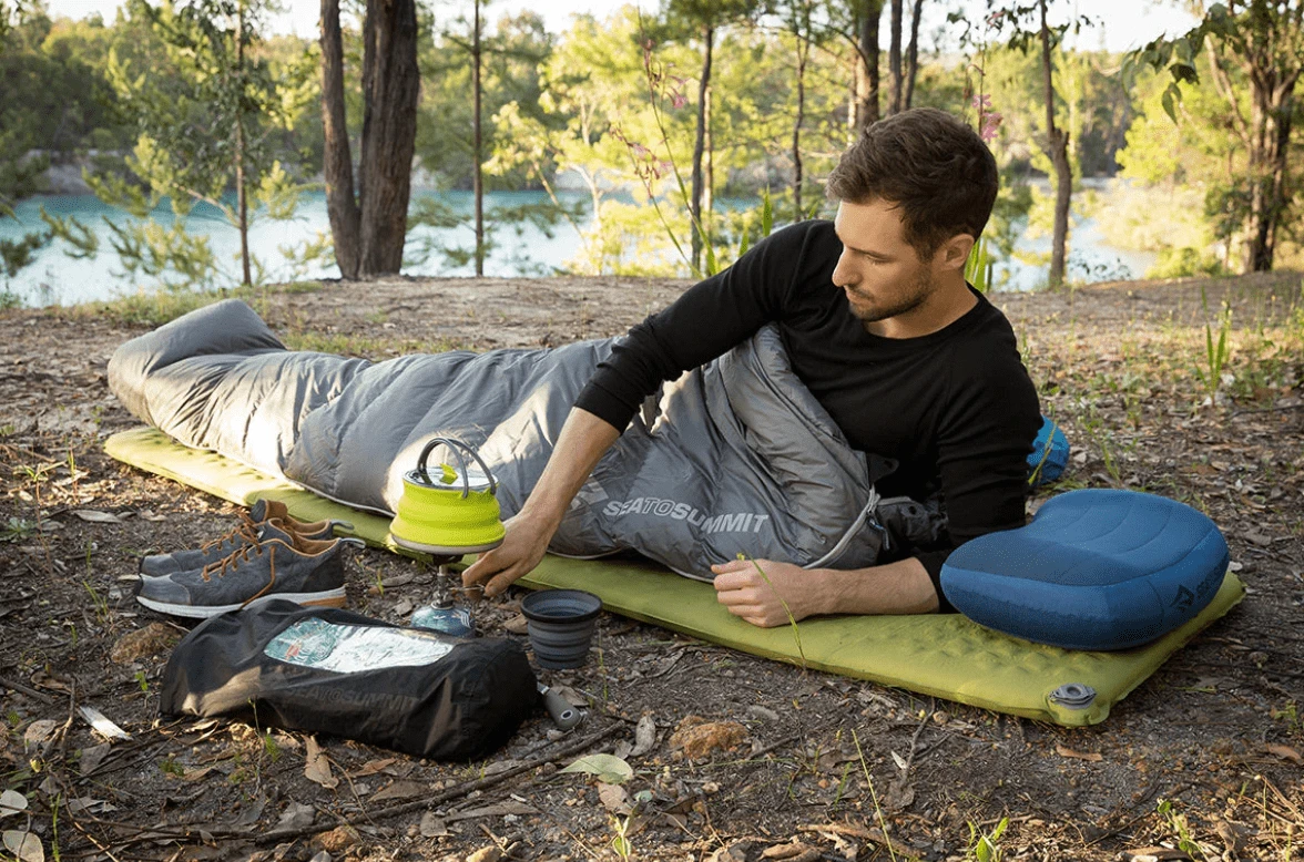 Sea To Summit Camp Self Inflating Sleeping Mat Olive - Large - Image 5