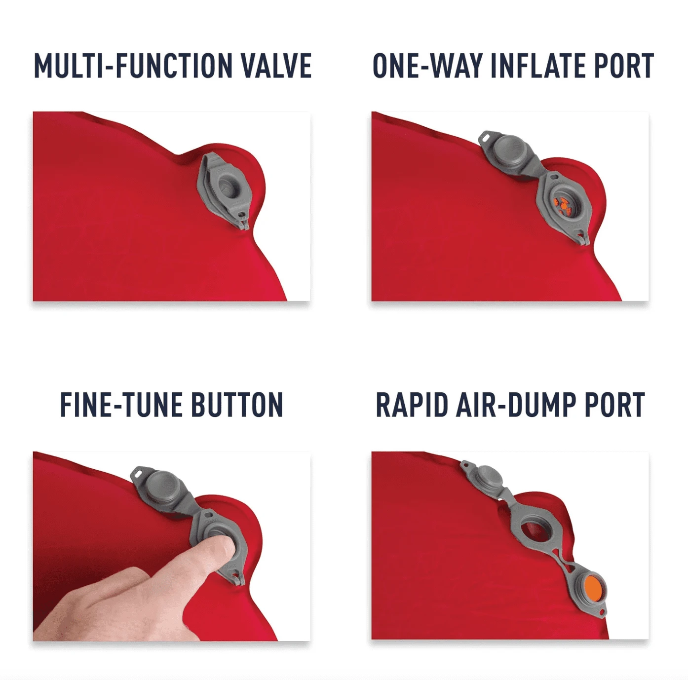 Sea To Summit Comfort Plus Self Inflating Sleeping Mat Dark Red - Regular - Image 4