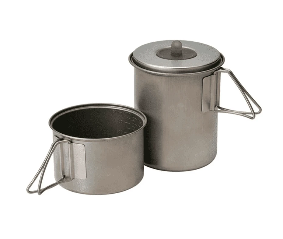 Snow Peak Titanium Mini Solo Combo 2.0 Cook Set