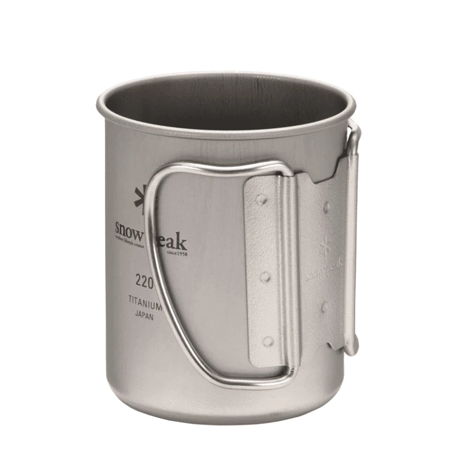 Snow Peak Titanium Single Wall 220ml Mug - Image 2