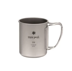Snow Peak Titanium Single Wall 220ml Mug