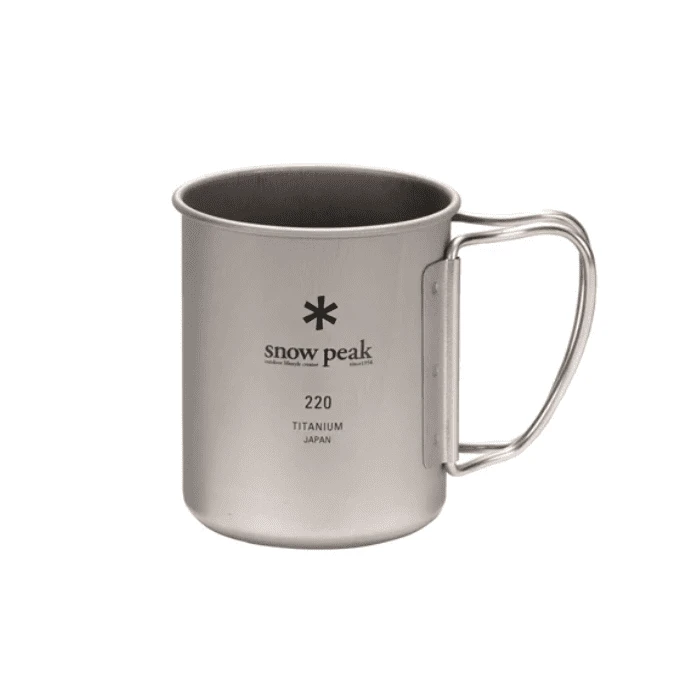 Snow Peak Titanium Single Wall 220ml Mug