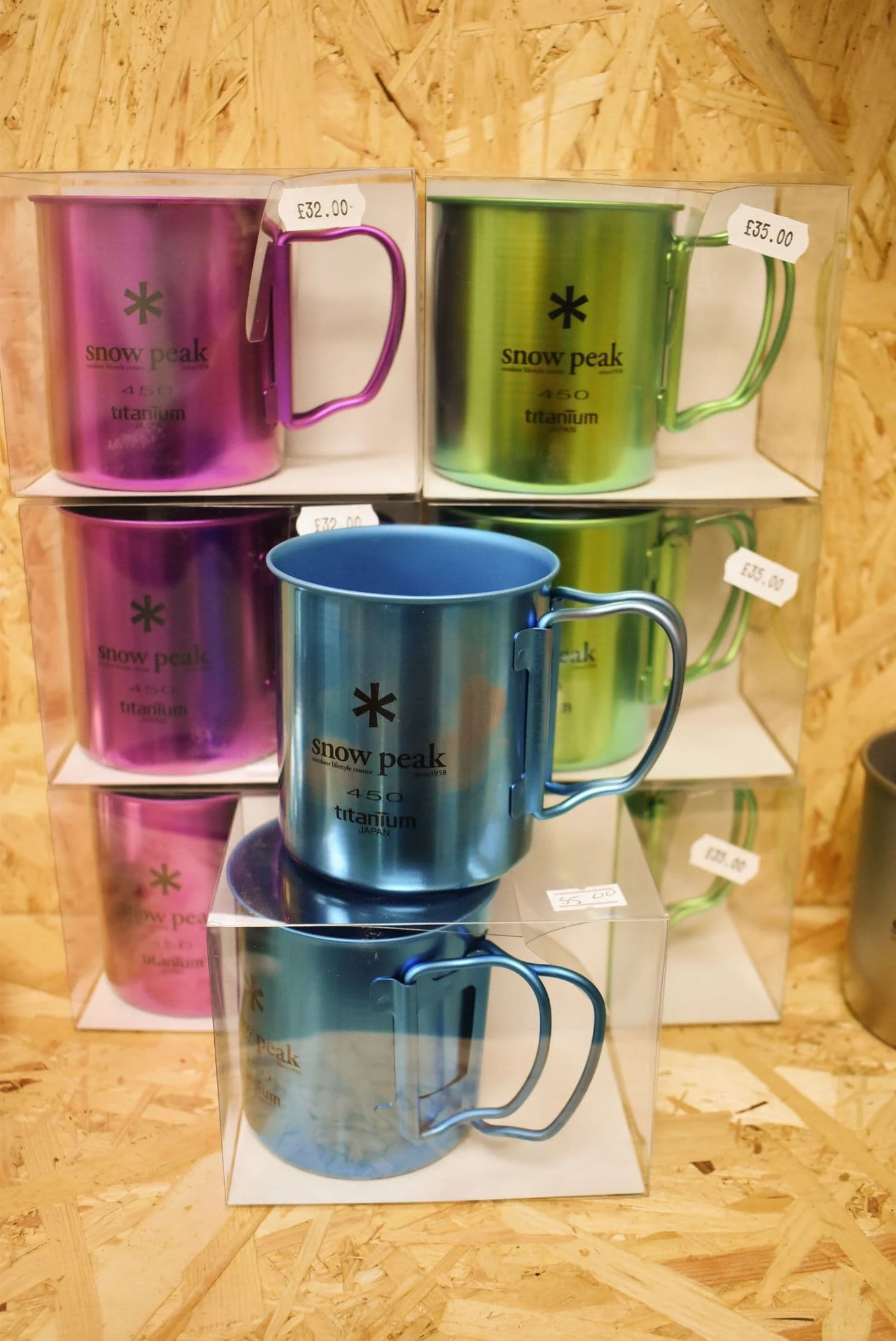 Snow Peak Titanium Single Wall 450ml Coloured Mug - Blue - Image 2