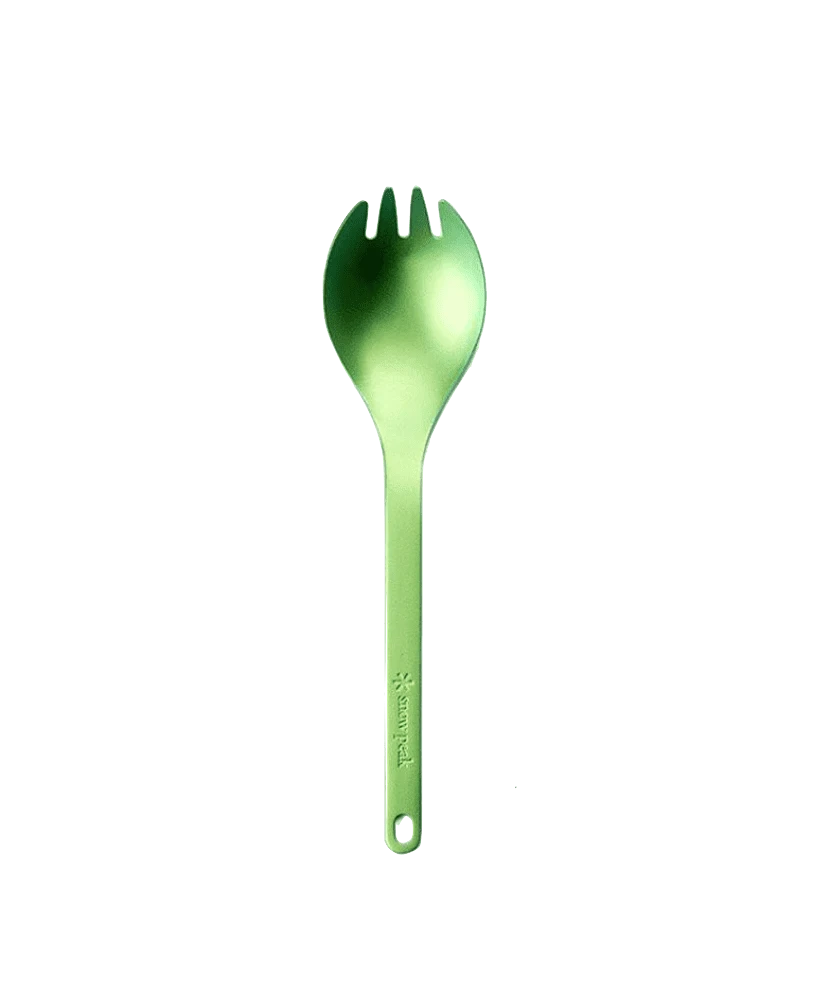 Snow Peak Titanium Spork - Green