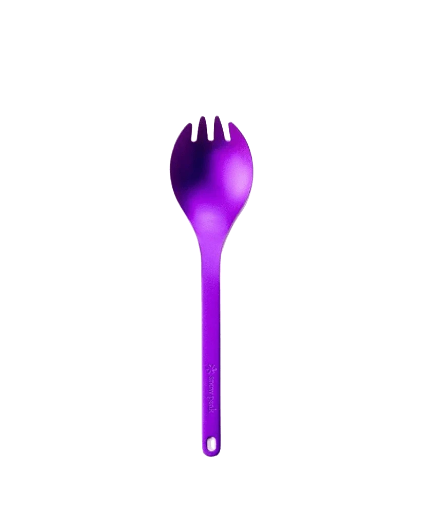 Snow Peak Titanium Spork - Purple