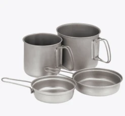 Snow Peak Trek Combo Cookware Set Titanium