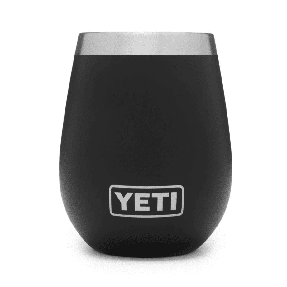 YETI Rambler 10oz / 296 Ml Wine Tumbler - Black - Image 2