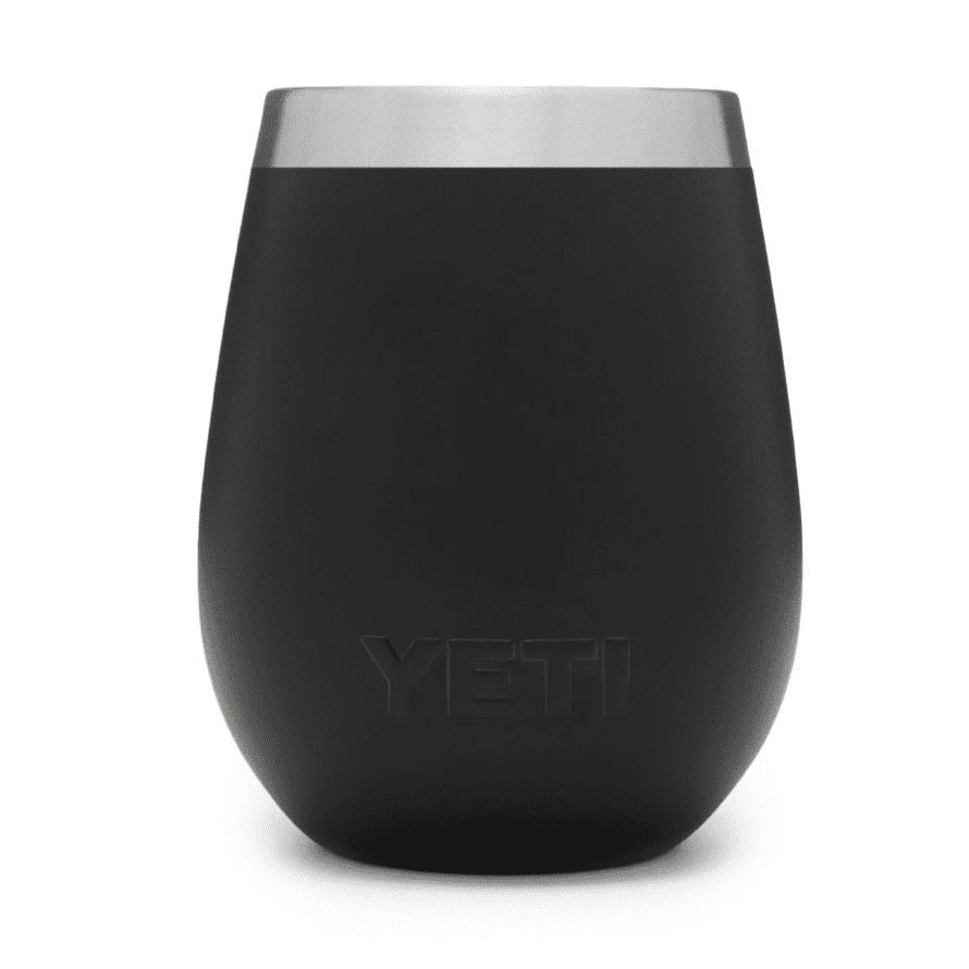 YETI Rambler 10oz / 296 Ml Wine Tumbler - Black - Image 3