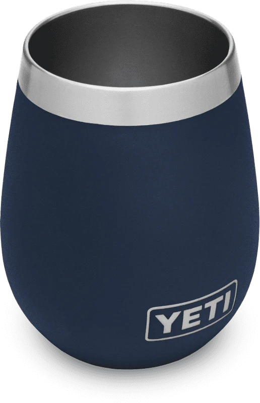 YETI Rambler 10oz / 296 Ml Wine Tumbler - Navy - Image 3