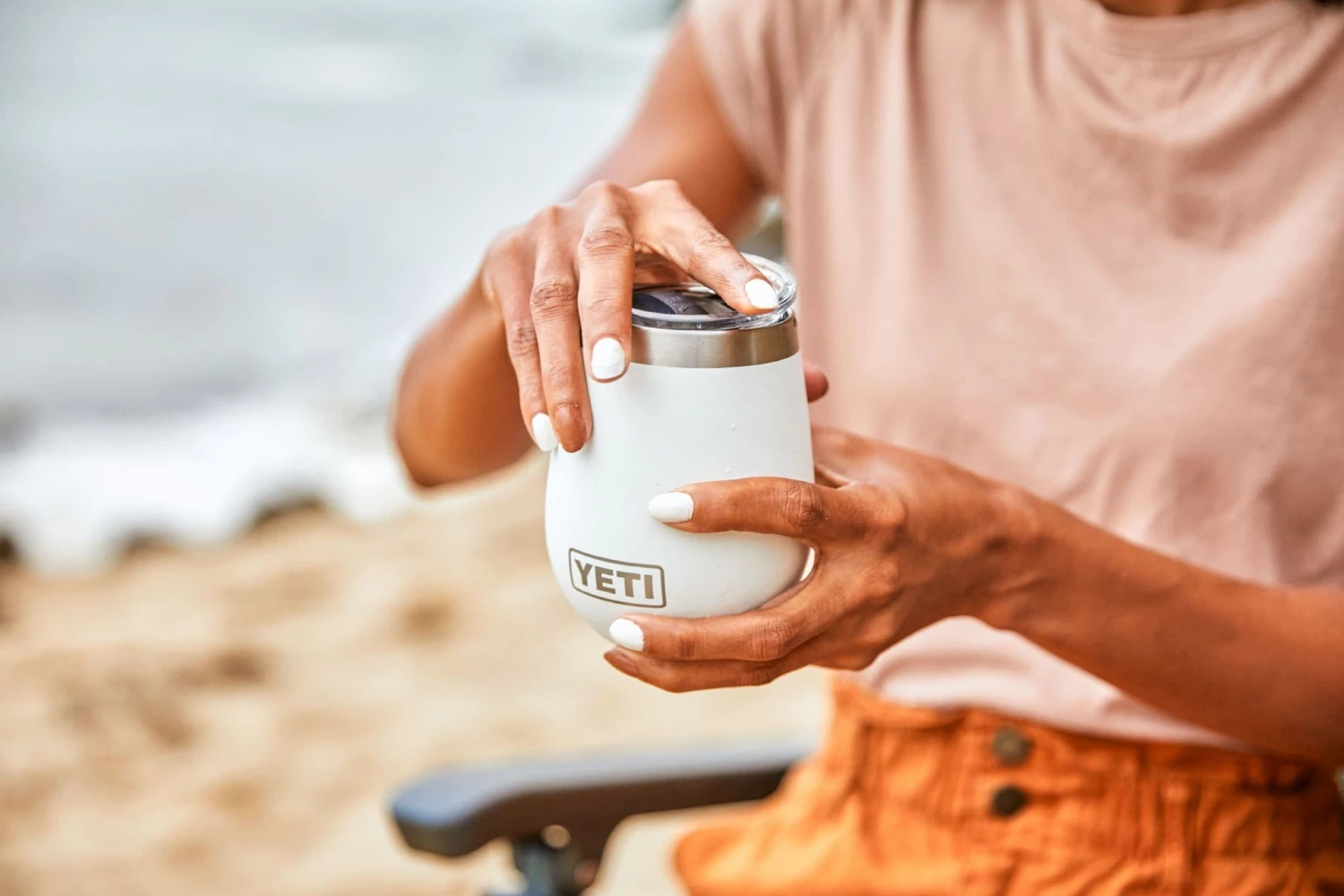 YETI Rambler 10oz / 296 Ml Wine Tumbler - Stainless Steel - Image 3