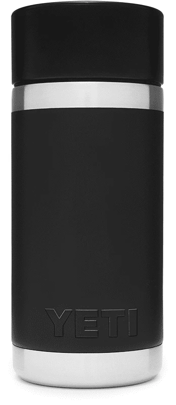 YETI Rambler 12oz / 354 Ml Bottle With HotShot Cap - Black - Image 3