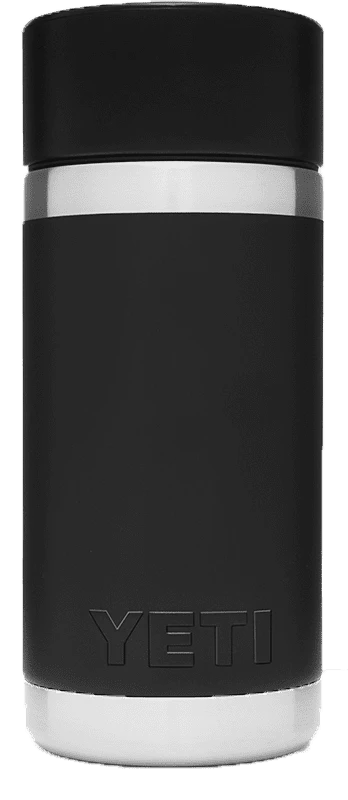 YETI Rambler 12oz / 354 Ml Bottle With HotShot Cap - Black - Image 4